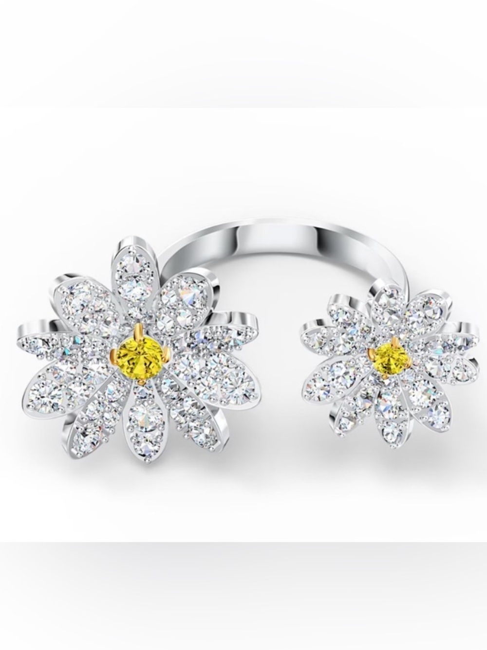 Swarovski Eternal Flower Open Ring | Size 8